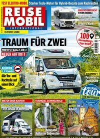 Titelbild der Ausgabe 12/2020 von Reisemobil International. Diese Zeitschrift und viele weitere Automagazine und Motorradzeitschriften als Abo oder epaper bei United Kiosk online kaufen.