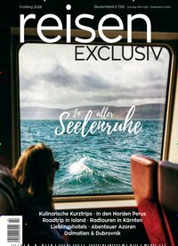 Titelbild der Ausgabe 2/2026 von reisen EXCLUSIV. Diese Zeitschrift und viele weitere Reisemagazine, Freizeitmagazine und Wissensmagazine als Abo oder epaper bei United Kiosk online kaufen.