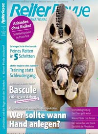 Titelbild der Ausgabe 8/2018 von Reiter Revue International. Diese Zeitschrift und viele weitere Sportmagazine als Abo oder epaper bei United Kiosk online kaufen.