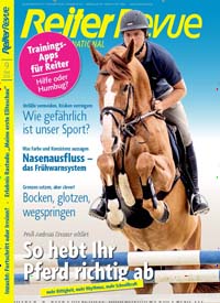 Titelbild der Ausgabe 9/2019 von Reiter Revue International. Diese Zeitschrift und viele weitere Sportmagazine als Abo oder epaper bei United Kiosk online kaufen.