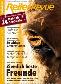 Titelbild der Ausgabe 12/2023 von Reiter Revue International. Diese Zeitschrift und viele weitere Sportmagazine als Abo oder epaper bei United Kiosk online kaufen.