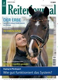 Titelbild der Ausgabe 2/2020 von Reiterjournal. Diese Zeitschrift und viele weitere Sportmagazine als Abo oder epaper bei United Kiosk online kaufen.