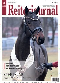 Titelbild der Ausgabe 3/2026 von Reiterjournal. Diese Zeitschrift und viele weitere Sportmagazine als Abo oder epaper bei United Kiosk online kaufen.