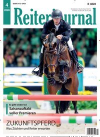 Titelbild der Ausgabe 4/2026 von Reiterjournal. Diese Zeitschrift und viele weitere Sportmagazine als Abo oder epaper bei United Kiosk online kaufen.