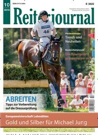 Titelbild der Ausgabe 10/2019 von Reiterjournal. Diese Zeitschrift und viele weitere Sportmagazine als Abo oder epaper bei United Kiosk online kaufen.