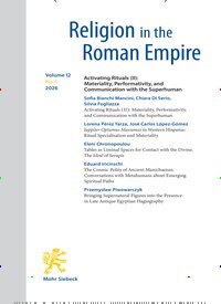 Titelbild der Ausgabe 1/2026 von Religion in the Roman Empire (RRE). Diese Zeitschrift und viele weitere Kunstmagazine und Kulturmagazine als Abo oder epaper bei United Kiosk online kaufen.