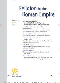 Titelbild der Ausgabe 3/2025 von Religion in the Roman Empire (RRE). Diese Zeitschrift und viele weitere Kunstmagazine und Kulturmagazine als Abo oder epaper bei United Kiosk online kaufen.