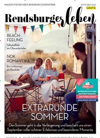Titelbild der Ausgabe 9/2026 von RENDSBURGerleben. Diese Zeitschrift und viele weitere Lifestylemagazine und Peoplemagazine als Abo oder epaper bei United Kiosk online kaufen.