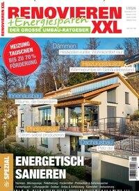 Titelbild der Ausgabe 1/2026 von Renovieren & Energiesparen. Diese Zeitschrift und viele weitere Gartenzeitschriften und Wohnzeitschriften als Abo oder epaper bei United Kiosk online kaufen.