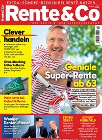 Titelbild der Ausgabe 2/2022 von Rente & Co. Diese Zeitschrift und viele weitere Wirtschaftsmagazine und Politikmagazine als Abo oder epaper bei United Kiosk online kaufen.