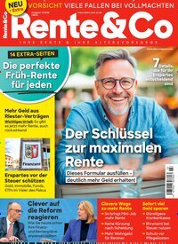 Titelbild der Ausgabe 3/2026 von Rente & Co. Diese Zeitschrift und viele weitere Wirtschaftsmagazine und Politikmagazine als Abo oder epaper bei United Kiosk online kaufen.