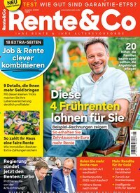 Titelbild der Ausgabe 5/2025 von Rente & Co. Diese Zeitschrift und viele weitere Wirtschaftsmagazine und Politikmagazine als Abo oder epaper bei United Kiosk online kaufen.
