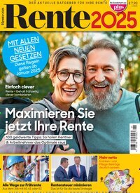 Titelbild der Ausgabe 1/2025 von Rente kompakt. Diese Zeitschrift und viele weitere Wirtschaftsmagazine und Politikmagazine als Abo oder epaper bei United Kiosk online kaufen.
