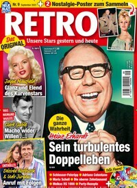 Titelbild der Ausgabe 9/2023 von Retro. Diese Zeitschrift und viele weitere Frauenzeitschriften als Abo oder epaper bei United Kiosk online kaufen.