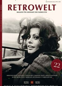 Titelbild der Ausgabe 22/2021 von Retrowelt. Diese Zeitschrift und viele weitere Automagazine und Motorradzeitschriften als Abo oder epaper bei United Kiosk online kaufen.