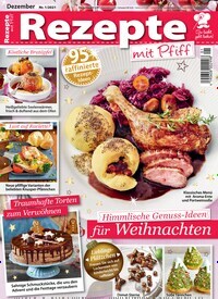 Titelbild der Ausgabe 1/2021 von Rezepte mit Pfiff. Diese Zeitschrift und viele weitere Kochzeitschriften und Backzeitschriften als Abo oder epaper bei United Kiosk online kaufen.