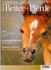 Titelbild der Ausgabe 1/2013 von Rheinlands Reiter+Pferde. Diese Zeitschrift und viele weitere Sportmagazine als Abo oder epaper bei United Kiosk online kaufen.