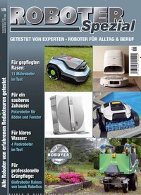 Titelbild der Ausgabe 1/2026 von Roboter Spezial. Diese Zeitschrift und viele weitere Wirtschaftsmagazine und Politikmagazine als Abo oder epaper bei United Kiosk online kaufen.