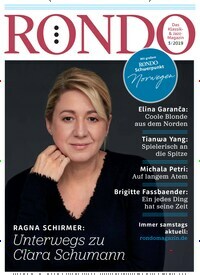 Titelbild der Ausgabe 3/2019 von Rondo. Diese Zeitschrift und viele weitere Reisemagazine, Freizeitmagazine und Wissensmagazine als Abo oder epaper bei United Kiosk online kaufen.