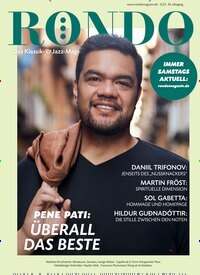Titelbild der Ausgabe 5/2025 von Rondo. Diese Zeitschrift und viele weitere Reisemagazine, Freizeitmagazine und Wissensmagazine als Abo oder epaper bei United Kiosk online kaufen.