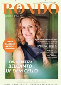 Titelbild der Ausgabe 6/2023 von Rondo. Diese Zeitschrift und viele weitere Reisemagazine, Freizeitmagazine und Wissensmagazine als Abo oder epaper bei United Kiosk online kaufen.
