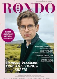 Titelbild der Ausgabe 6/2025 von Rondo. Diese Zeitschrift und viele weitere Reisemagazine, Freizeitmagazine und Wissensmagazine als Abo oder epaper bei United Kiosk online kaufen.