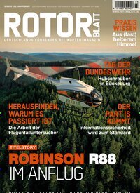 Titelbild der Ausgabe 3/2025 von ROTORBLATT. Diese Zeitschrift und viele weitere Reisemagazine, Freizeitmagazine und Wissensmagazine als Abo oder epaper bei United Kiosk online kaufen.