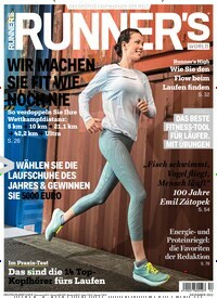 Titelbild der Ausgabe 12/2022 von Runners World. Diese Zeitschrift und viele weitere Sportmagazine als Abo oder epaper bei United Kiosk online kaufen.