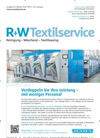 Titelbild der Ausgabe 10/2025 von R+W Textilservice. Diese Zeitschrift und viele weitere Gastronomiezeitschriften, Fashionmagazine, Beautymagazine als Abo oder epaper bei United Kiosk online kaufen.