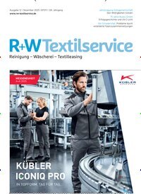 Titelbild der Ausgabe 12/2025 von R+W Textilservice. Diese Zeitschrift und viele weitere Gastronomiezeitschriften, Fashionmagazine, Beautymagazine als Abo oder epaper bei United Kiosk online kaufen.