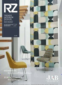 Titelbild der Ausgabe 1/2020 von RZ - Trends Interior Design. Diese Zeitschrift und viele weitere Architekturzeitschriften und Bauzeitschriften als Abo oder epaper bei United Kiosk online kaufen.