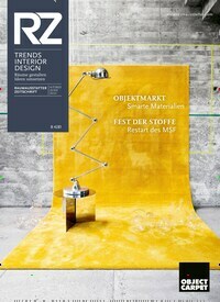 Titelbild der Ausgabe 7/2022 von RZ - Trends Interior Design. Diese Zeitschrift und viele weitere Architekturzeitschriften und Bauzeitschriften als Abo oder epaper bei United Kiosk online kaufen.