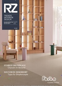 Titelbild der Ausgabe 12/2025 von RZ - Trends Interior Design. Diese Zeitschrift und viele weitere Architekturzeitschriften und Bauzeitschriften als Abo oder epaper bei United Kiosk online kaufen.