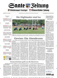 Titelbild der Ausgabe 153/2026 von Saale Zeitung. Diese Zeitschrift und viele weitere Zeitungsabos als Abo oder epaper bei United Kiosk online kaufen.