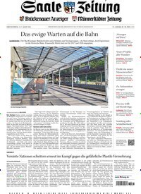 Titelbild der Ausgabe 188/2025 von Saale Zeitung. Diese Zeitschrift und viele weitere Zeitungsabos als Abo oder epaper bei United Kiosk online kaufen.