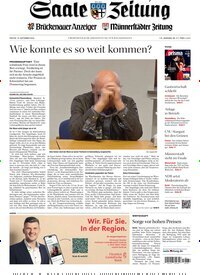 Titelbild der Ausgabe 217/2025 von Saale Zeitung. Diese Zeitschrift und viele weitere Zeitungsabos als Abo oder epaper bei United Kiosk online kaufen.