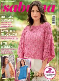 Titelbild der Ausgabe 7/2025 von Sabrina. Diese Zeitschrift und viele weitere Modemagazine und DIY-Magazine als Abo oder epaper bei United Kiosk online kaufen.