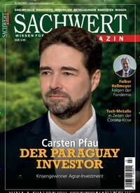 Titelbild der Ausgabe 3/2020 von Sachwert Magazin. Diese Zeitschrift und viele weitere Wirtschaftsmagazine und Politikmagazine als Abo oder epaper bei United Kiosk online kaufen.
