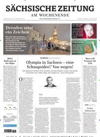 Titelbild der Ausgabe 38/2026 von Sächsische Zeitung. Diese Zeitschrift und viele weitere Zeitungsabos als Abo oder epaper bei United Kiosk online kaufen.