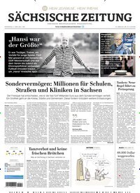 Titelbild der Ausgabe 78/2026 von Sächsische Zeitung. Diese Zeitschrift und viele weitere Zeitungsabos als Abo oder epaper bei United Kiosk online kaufen.
