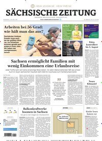 Titelbild der Ausgabe 154/2025 von Sächsische Zeitung. Diese Zeitschrift und viele weitere Zeitungsabos als Abo oder epaper bei United Kiosk online kaufen.