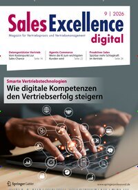 Titelbild der Ausgabe 9/2026 von Sales Excellence. Diese Zeitschrift und viele weitere Businessmagazine als Abo oder epaper bei United Kiosk online kaufen.