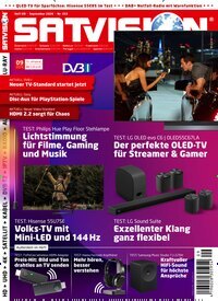 Titelbild der Ausgabe 9/2026 von Satvision. Diese Zeitschrift und viele weitere Audiomagazine, Filmmagazine und Fotozeitschriften als Abo oder epaper bei United Kiosk online kaufen.