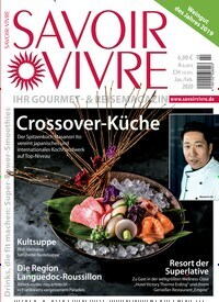 Titelbild der Ausgabe 2/2020 von Savoir-Vivre. Diese Zeitschrift und viele weitere Kochzeitschriften und Backzeitschriften als Abo oder epaper bei United Kiosk online kaufen.