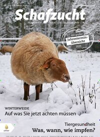 Titelbild der Ausgabe 1/2026 von Schafzucht. Diese Zeitschrift und viele weitere Naturzeitschriften, Landwirtschaftszeitungen und Umweltmagazine als Abo oder epaper bei United Kiosk online kaufen.