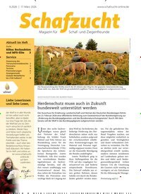 Titelbild der Ausgabe 6/2026 von Schafzucht. Diese Zeitschrift und viele weitere Naturzeitschriften, Landwirtschaftszeitungen und Umweltmagazine als Abo oder epaper bei United Kiosk online kaufen.