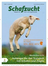 Titelbild der Ausgabe 7/2024 von Schafzucht. Diese Zeitschrift und viele weitere Naturzeitschriften, Landwirtschaftszeitungen und Umweltmagazine als Abo oder epaper bei United Kiosk online kaufen.