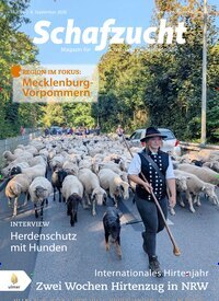 Titelbild der Ausgabe 17/2026 von Schafzucht. Diese Zeitschrift und viele weitere Naturzeitschriften, Landwirtschaftszeitungen und Umweltmagazine als Abo oder epaper bei United Kiosk online kaufen.