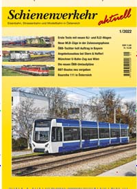 Titelbild der Ausgabe 1/2022 von Schienenverkehr aktuell. Diese Zeitschrift und viele weitere Logistikmagazine und Medienmagazine als Abo oder epaper bei United Kiosk online kaufen.