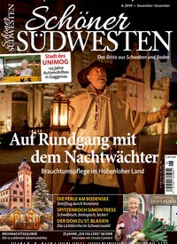 Titelbild der Ausgabe 6/2019 von Schöner Südwesten. Diese Zeitschrift und viele weitere Gartenzeitschriften und Wohnzeitschriften als Abo oder epaper bei United Kiosk online kaufen.